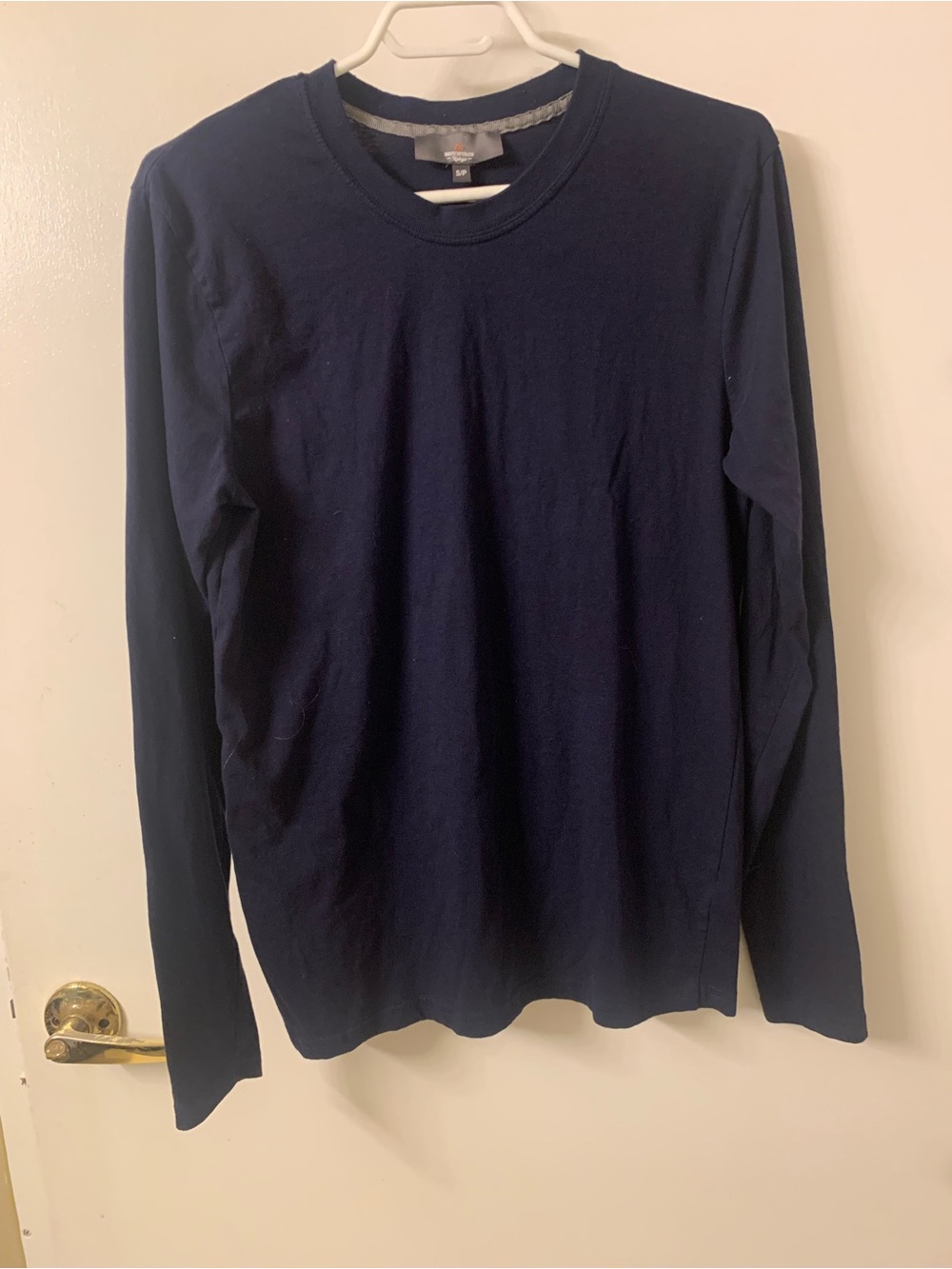 Men's Long-Sleeve Crewneck Base Layer Shirt - Navy